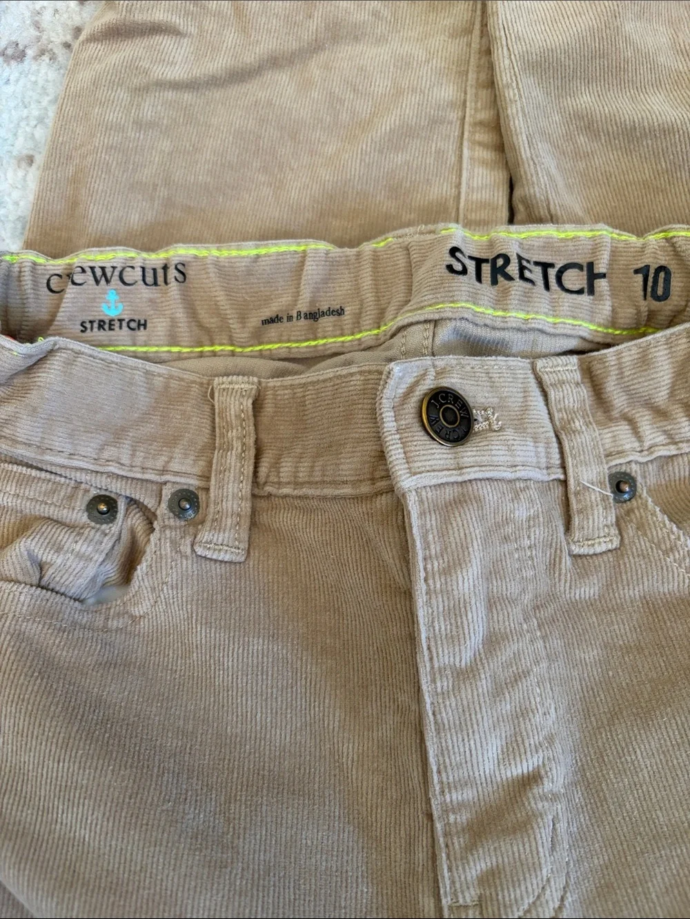 Crewcuts kid’s Corduroy Pants in Light Brown